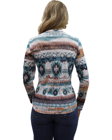 Liberty Wear Ladies' Long Sleeve Top Front