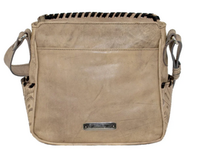 American West Gypsy Patch All Access Crossbody Back Sand