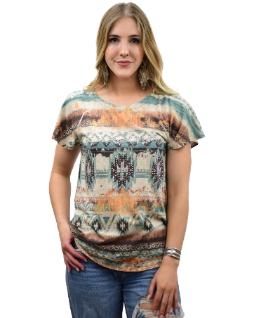 Liberty Wear Clela Mae Print Front