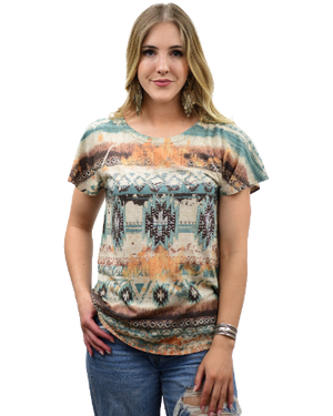 Liberty Wear Clela Mae Print Front