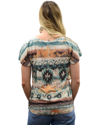 Liberty Wear Clela Mae Print Front