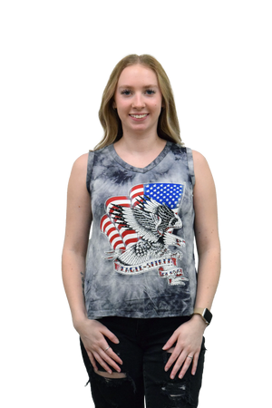 Liberty Wear Ladies' American Eagle Tank Front