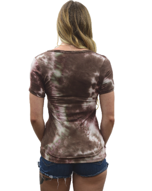 Liberty Wear Ladies' Motorcycle Legend  Top Brown Back