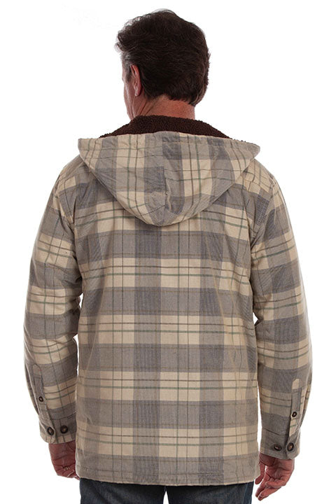 Scully Farthest Point Men's Plaid Hoodie Front