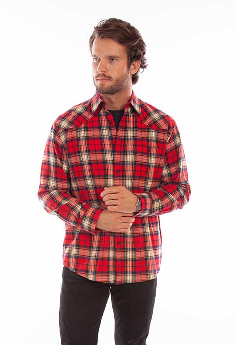 Scully Farthest Point Hunter Red Plaid Front