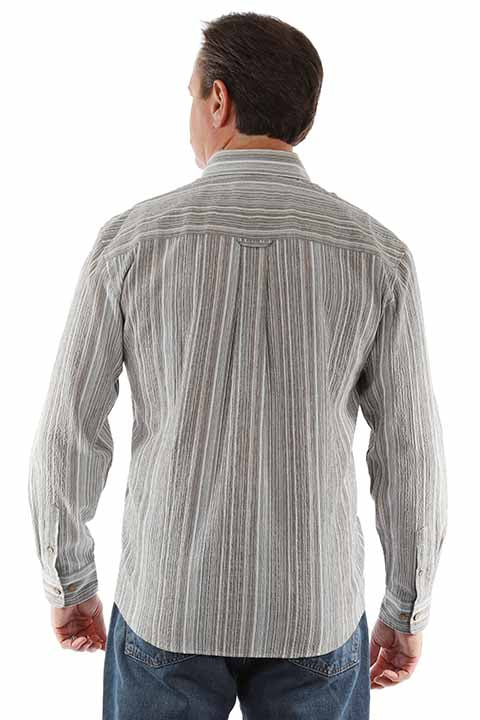 Scully Farthest Point Men's Seersucker Shirt Front