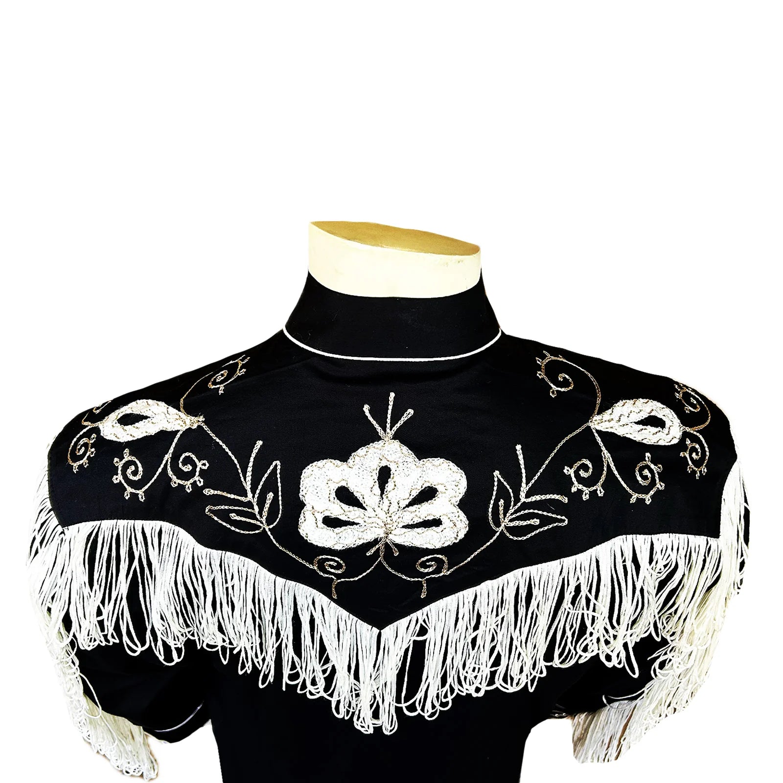 Vintage Inspired Western Shirt Men's Rockmount Fringe Back