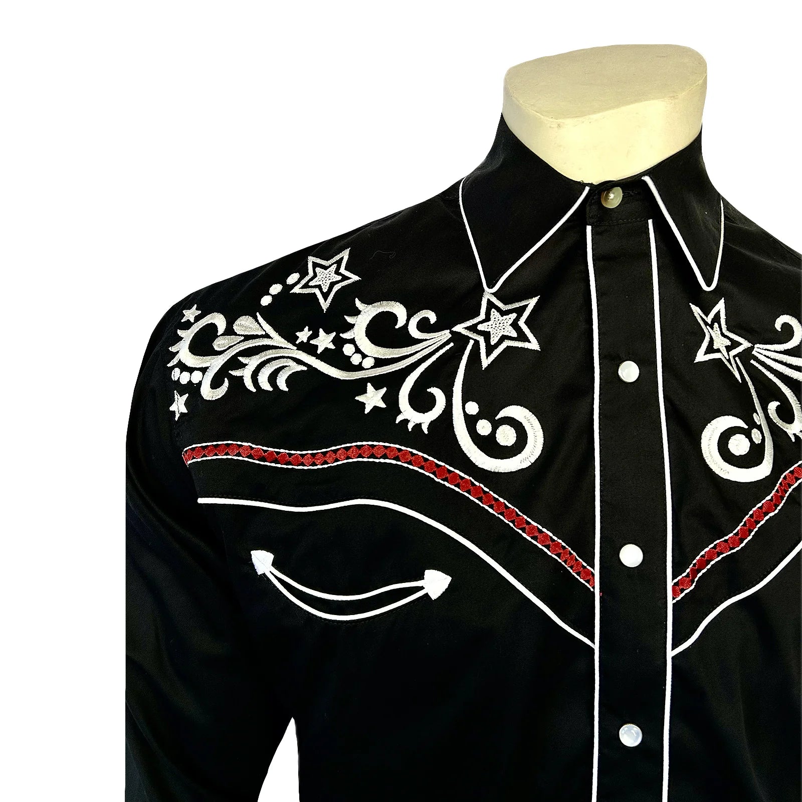 Men's Vintage Western Shirt Collection: Rockmount Fancy Star & Scroll