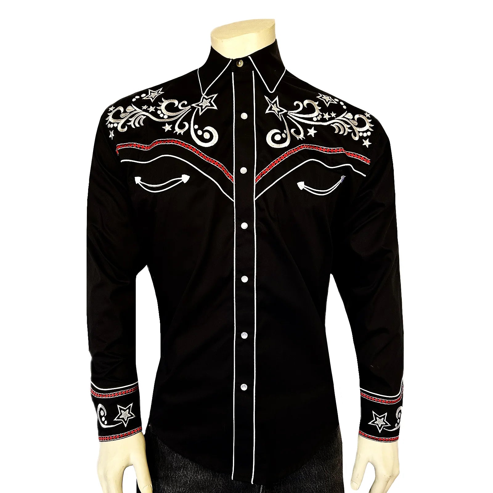 Men's Vintage Western Shirt Collection: Rockmount Fancy Star & Scroll