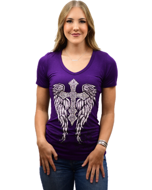 Liberty Wear Ladies' Wicked Purple Front #117046