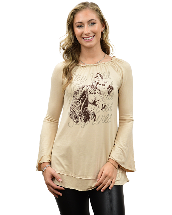 Liberty Wear Ladies' Stay Wild Top