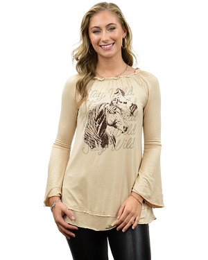 Liberty Wear Ladies' Stay Wild Top