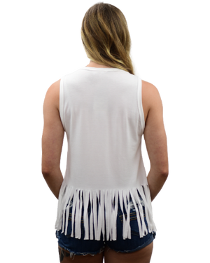 Liberty Wear Ladies' Born Free Eagle Tank Back