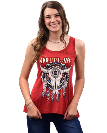 Liberty Wear Ladies' Outlaw Tank Front