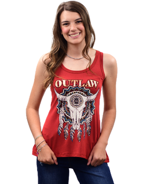 Liberty Wear Ladies' Outlaw Tank Front