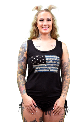 Liberty Wear Ladies' Liberty Tank #117559 Front