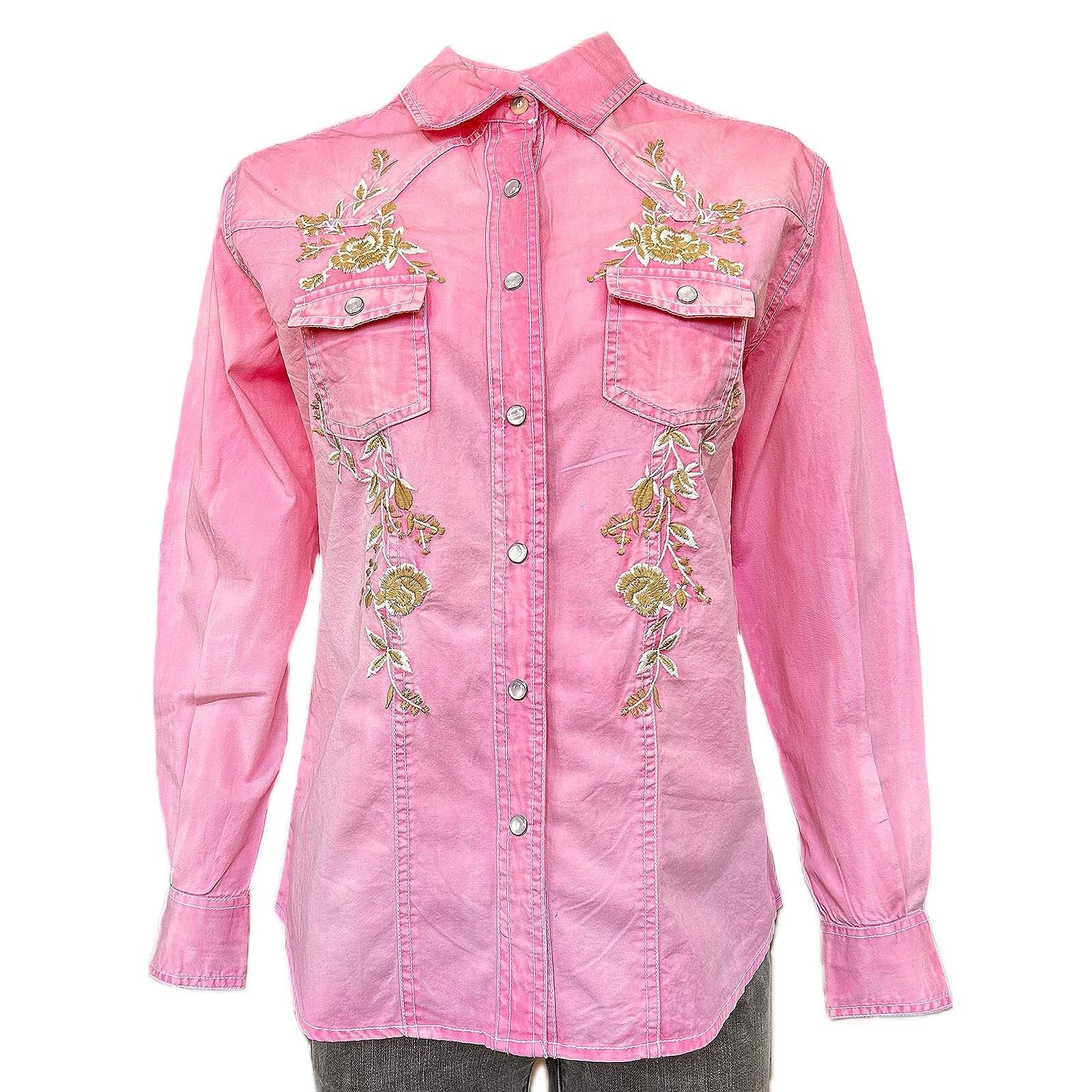 Women's Vintage Western Shirt Collection: Rockmount Pink Floral