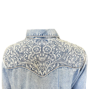 Rockmount Ladies' Denim Embroidered Shirt Back