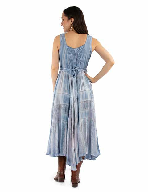 Scully Ladies' Honey Creek Dress Tie Dye Back