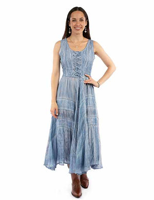 Scully Ladies' Honey Creek Dress Tie Dye Front