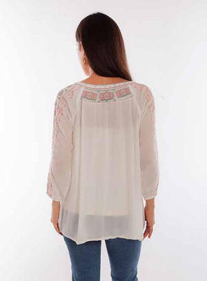 Scully Ladies' Honey Creek Embroidered Tunic Back