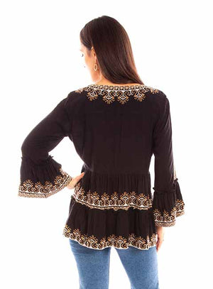 Scully Ladies' Honey Creek Embroidered Tunic Back