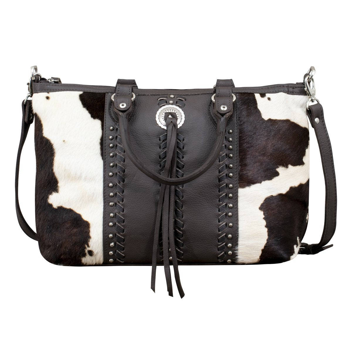 Handmade Hair On Hide and Calf Leather Purse – Yee Haw Ranch Outfitters