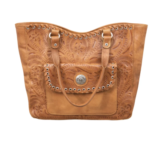 American West Annie's Secret Collection Large Zip Top Tote