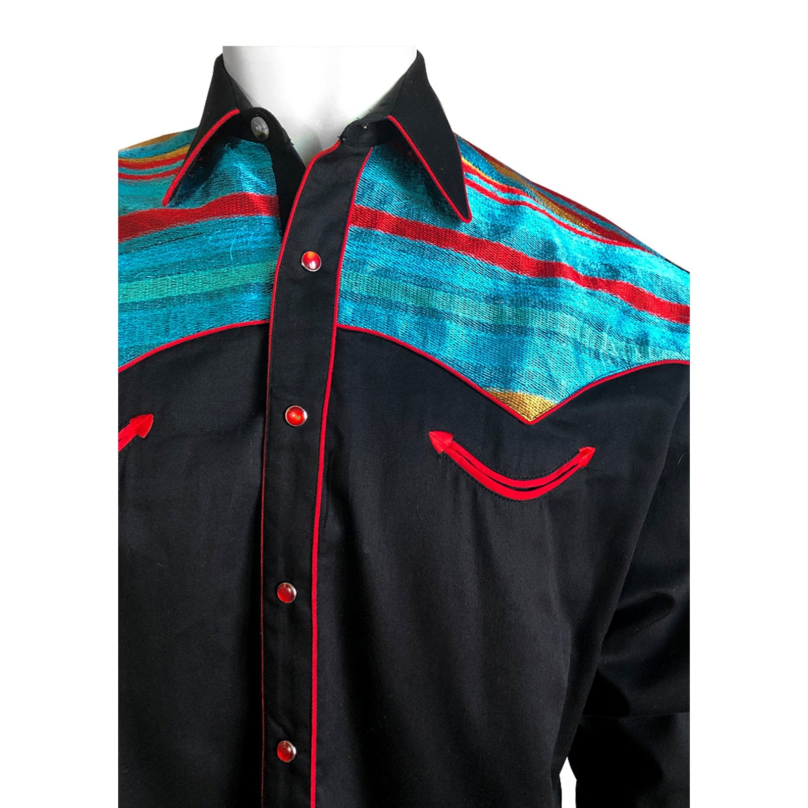 Rockmount Ranch Wear Men's Serape Embroidery Front #176855