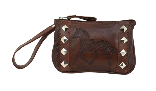 American West Hitchin' Post Collection Event Wristlet Clutch Sand