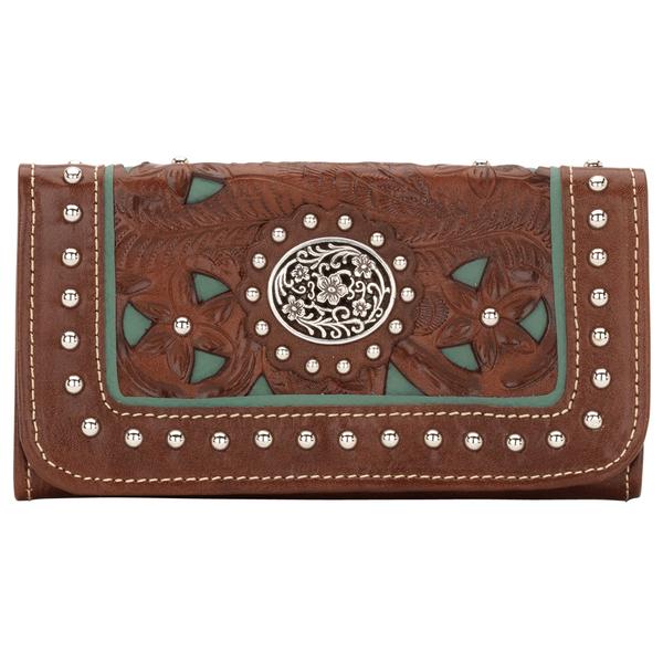 Out West Leather Braided Revamped International Wallet – Out West